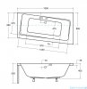 Besco Infinity 150x90cm Wanna asymetryczna Prawa #WAI-150-NP